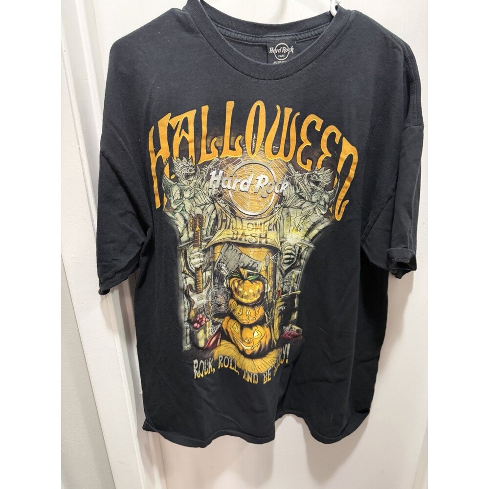 Hard Rock Café Halloween Bash Graphic T-Shirt, Size XL, Original